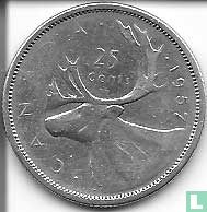 Canada 25 cents 1957 - Afbeelding 1