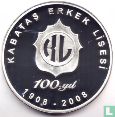 Turquie 40 yeni türk lirasi 2008 (BE) "100th Anniversary of the Kabatas Lyceum for Men"  - Image 2