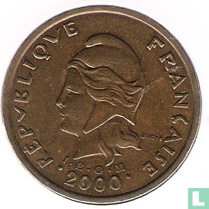 Nieuw-Caledonië 100 francs 2000 - Afbeelding 1