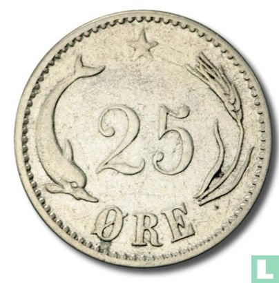 Dänemark 25 Øre 1874 - Bild 2