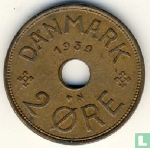 Danemark 2 øre 1939 - Image 1