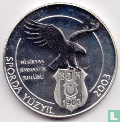 Turkije 20.000.000 lira 2003 (PROOF) "100 years of Besiktas Gymnastics Club" - Afbeelding 2