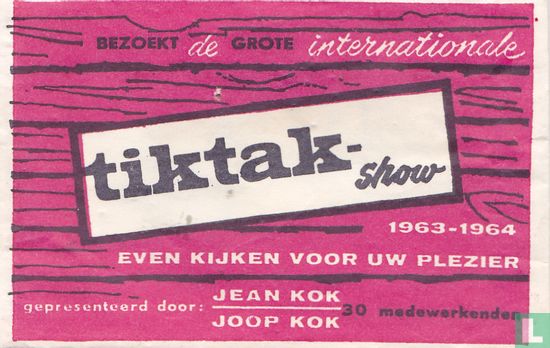 Internationale Tiktak-show - Image 1