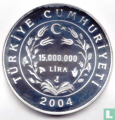 Turquie 15.000.000 lira 2004 (BE) "Fatih Sultan Mehmet" - Image 1