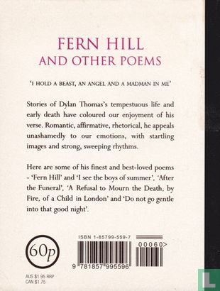 Fern Hill and other poems - Afbeelding 2