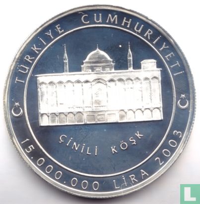 Turquie 15.000.000 lira 2003 (BE) "550th anniversary Conquest of Istanbul" - Image 1