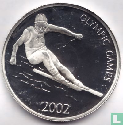 Turkije 10.000.000 lira 2001 (PROOF) "2002 Winter Olympics in Salt Lake City" - Afbeelding 2