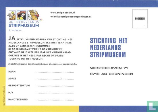 Word vriend van Het Nederlands Stripmuseum - Image 2