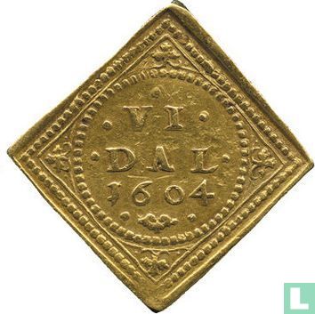 Denemarken 6 speciedaler 1604 - Afbeelding 1