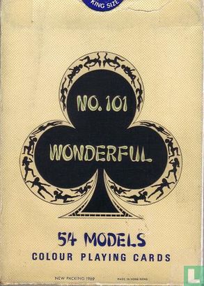 No. 101 Wonderful 54 Models Colour Playing Cards - Image 1