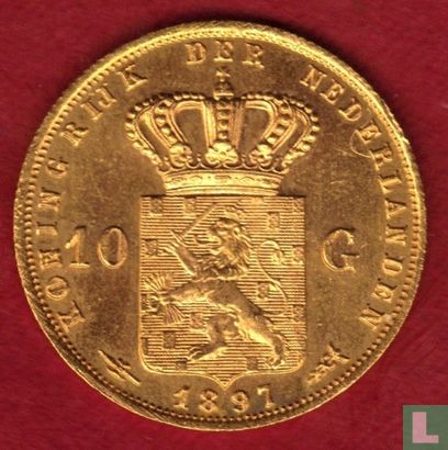 Pays-Bas 10 gulden 1897 (type 1) - Image 1