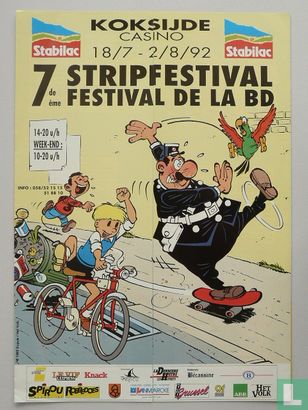 7é stripfestival Koksijde folder - Image 1
