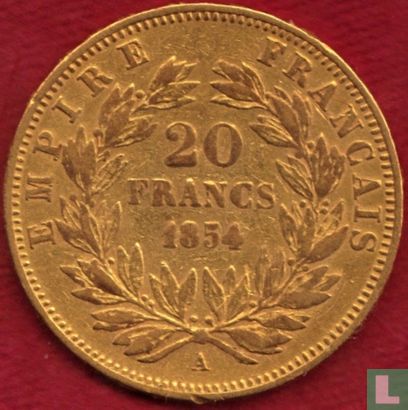 France 20 francs 1854 - Image 1