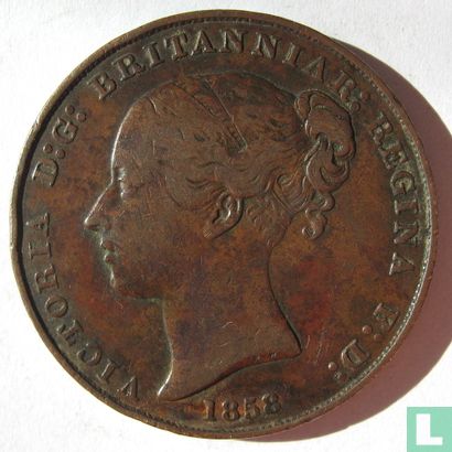 Jersey 1/13 shilling 1858 - Image 1