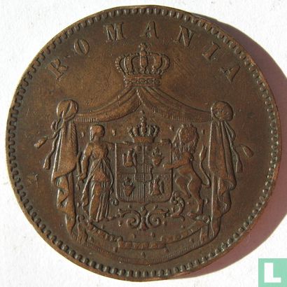 Rumänien 10 Bani 1867 (WATT & CO.) - Bild 2