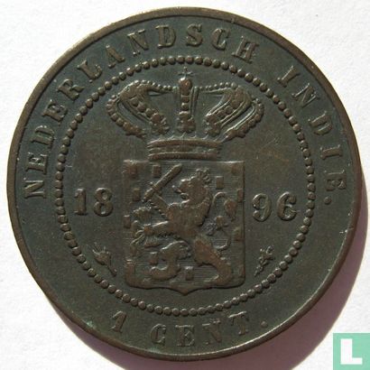 Indes néerlandaises 1 cent 1896 - Image 1