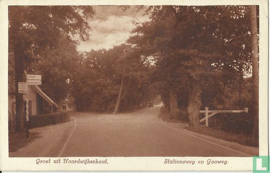 Groet uit Noordwijkerhout - Stationsweg en Gooweg - Bild 1