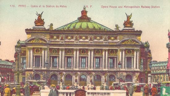 170. Paris - Opéra et la Station du Métro 
