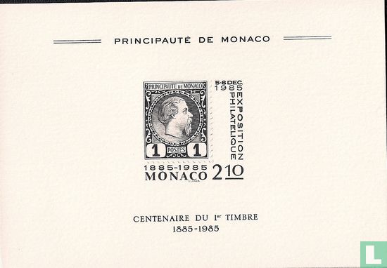 100 years of Monaco stamps - Image 1