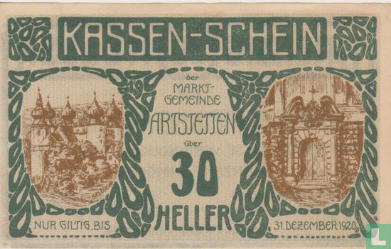 Artstetten 30 Heller 1920 - Image 1
