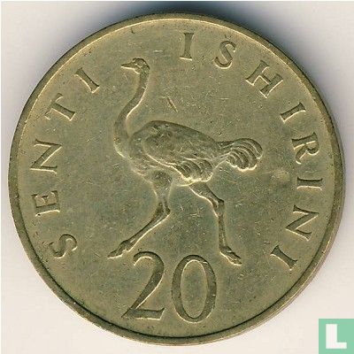 Tanzania 20 senti 1970 - Image 2