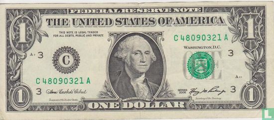 United States 1 dollar 2006 C - Image 1
