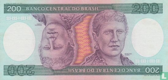 Brésil 200 cruzados - Image 1