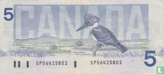 Canada 5 Dollars - Afbeelding 2