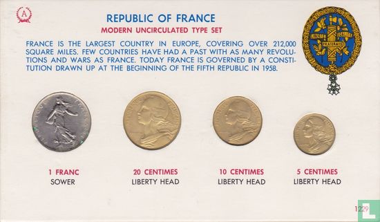Frankreich Kombination Set 1965 - 1966 - Bild 1