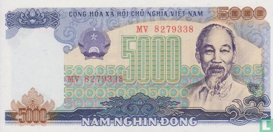 Viëtnam 5000 Dong - Afbeelding 1
