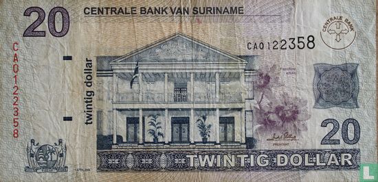Suriname 20 Dollar 2006 - Afbeelding 1