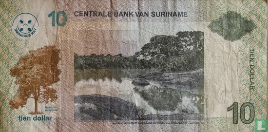 Suriname 10 Dollar 2006 - Afbeelding 2