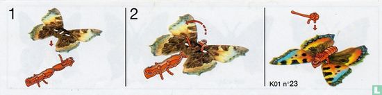 Vlinder (rood) - Afbeelding 3