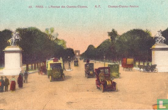 30. Paris - L'Avenue des Champs-Elysées.