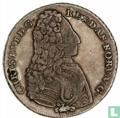 Denemarken 1 kroon 1731 (grote kroon) - Afbeelding 2