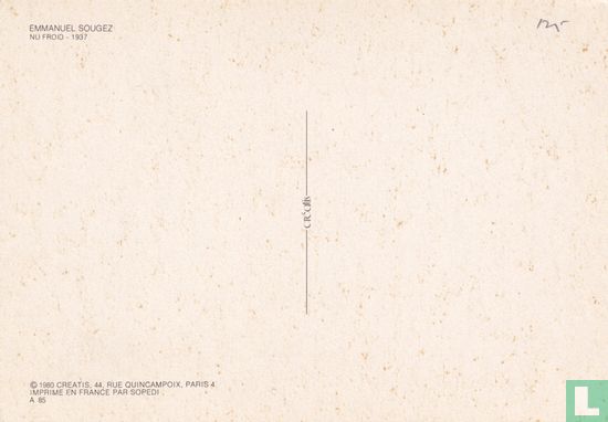 Nu Froid, 1937 - Image 2