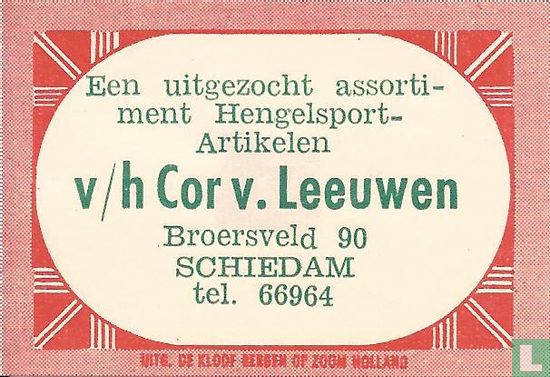 v/h Cor v. Leeuwen - Schiedam