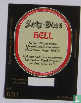 Setz-Bier Hell - Image 2