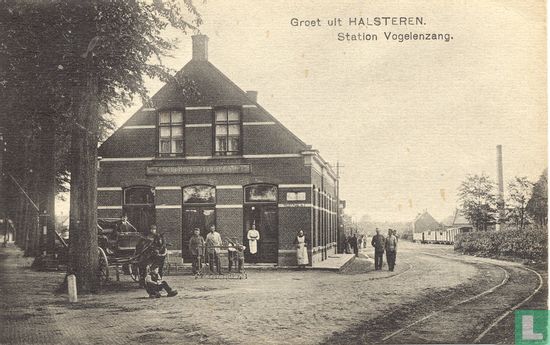 Groet uit Halsteren. Station Vogelenzang.