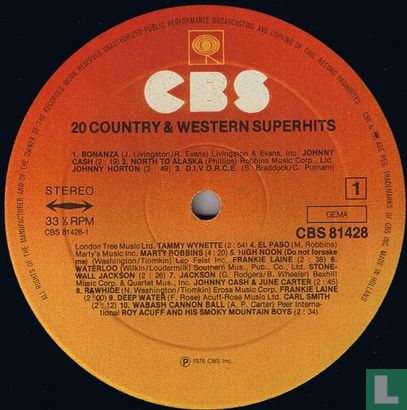20 country & western superhits - Bild 3