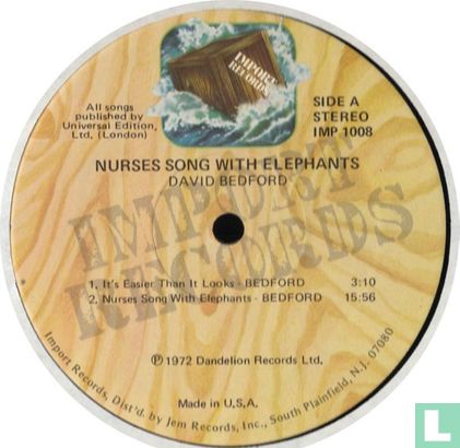 Nurses Song With Elephants - Bild 1