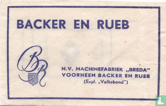 Backer en Rueb - N.V. Machinefabriek "Breda" - Image 1
