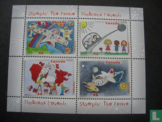 Zukunft auf Briefmarken