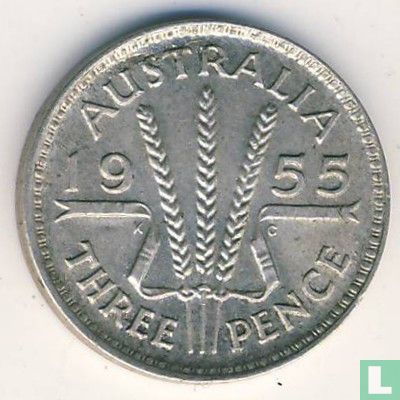 Australien 3 Pence 1955 - Bild 1