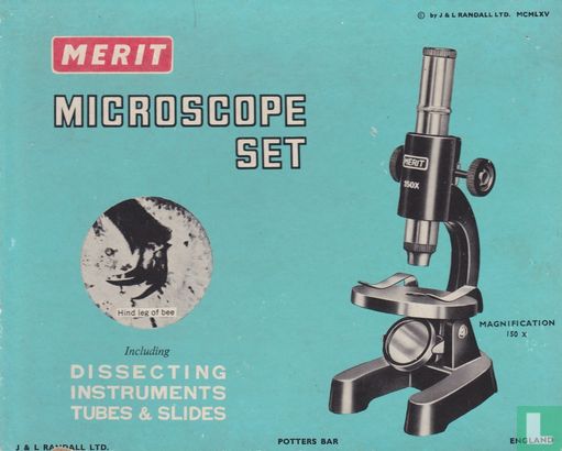 Merit Microscope/microscoop set 150x - Image 1