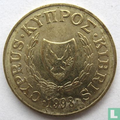 Cyprus 2 cents 1998 - Afbeelding 1