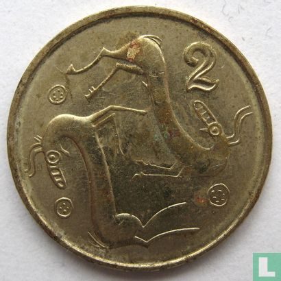 Chypre 2 cents 1998 - Image 2
