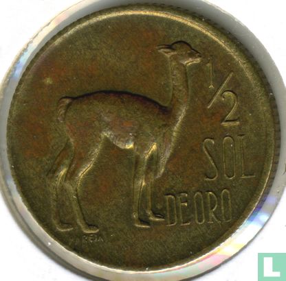 Pérou ½ sol de oro 1969 - Image 2
