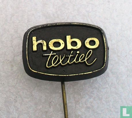 Hobo textiel [gold auf schwarz]