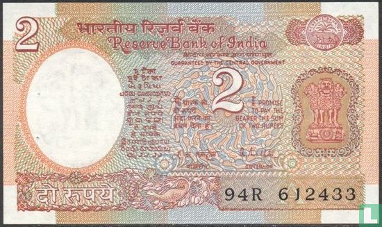 India 2 Rupees (A) - Afbeelding 1